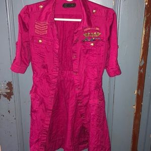 Coogi Couture Button Down Dress